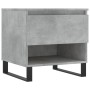 Center tables 2 units engineered wood gray concrete 50x46x50 cm by vidaXL, Coffee table - Ref: Foro24-830933, Price: 72,14 €,...