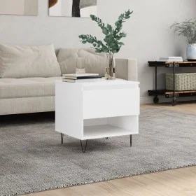 White engineered wood coffee table 50x46x50 cm by vidaXL, Coffee table - Ref: Foro24-830908, Price: 36,57 €, Discount: %