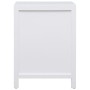 Mesita de noche madera de Paulownia blanco 38x28x52 cm de vidaXL, Mesitas de noche - Ref: Foro24-284073, Precio: 118,24 €, De...