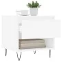 White engineered wood coffee table 50x46x50 cm by vidaXL, Coffee table - Ref: Foro24-830908, Price: 36,36 €, Discount: %