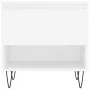 White engineered wood coffee table 50x46x50 cm by vidaXL, Coffee table - Ref: Foro24-830908, Price: 36,36 €, Discount: %