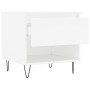 White engineered wood coffee table 50x46x50 cm by vidaXL, Coffee table - Ref: Foro24-830908, Price: 36,66 €, Discount: %