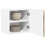 Armario de cocina mural 2 pcs Roble ahumado 40 x 31 x 40 cm