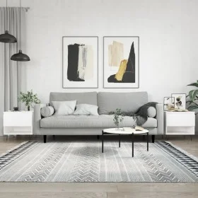 Coffee tables 2 pcs engineered wood white 50x46x50 cm by vidaXL, Coffee table - Ref: Foro24-830909, Price: 63,07 €, Discount: %