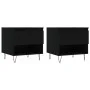 Coffee tables 2 pcs black engineered wood 50x46x50 cm by vidaXL, Coffee table - Ref: Foro24-830911, Price: 62,90 €, Discount: %