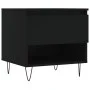 Coffee tables 2 pcs black engineered wood 50x46x50 cm by vidaXL, Coffee table - Ref: Foro24-830911, Price: 62,90 €, Discount: %