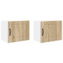 Armario de cocina mural 2 pcs Roble Sonoma 50 x 31 x 40 cm