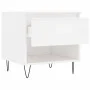 Center tables 2 pcs glossy white engineered wood 50x46x50 cm by vidaXL, Coffee table - Ref: Foro24-830913, Price: 66,57 €, Di...