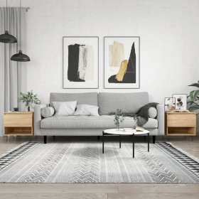 Coffee tables 2 pcs engineered wood Sonoma oak 50x46x50cm by vidaXL, Coffee table - Ref: Foro24-830915, Price: 62,13 €, Disco...
