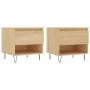 Couchtische 2 Stück, Holzwerkstoff Sonoma-Eiche 50x46x50cm von vidaXL, Couchtisch - Ref: Foro24-830915, Preis: 61,63 €, Rabat...