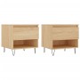 Couchtische 2 Stück, Holzwerkstoff Sonoma-Eiche 50x46x50cm von vidaXL, Couchtisch - Ref: Foro24-830915, Preis: 62,13 €, Rabat...