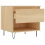 Coffee tables 2 pcs engineered wood Sonoma oak 50x46x50cm by vidaXL, Coffee table - Ref: Foro24-830915, Price: 61,63 €, Disco...