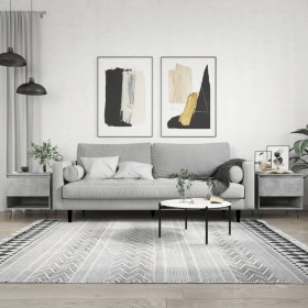 Coffee tables 2 pcs concrete gray engineered wood 50x46x50 cm by vidaXL, Coffee table - Ref: Foro24-830917, Price: 61,56 €, D...