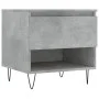 Coffee tables 2 pcs concrete gray engineered wood 50x46x50 cm by vidaXL, Coffee table - Ref: Foro24-830917, Price: 61,07 €, D...