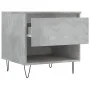 Coffee tables 2 pcs concrete gray engineered wood 50x46x50 cm by vidaXL, Coffee table - Ref: Foro24-830917, Price: 61,07 €, D...