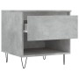 Couchtische 2 Stück betongraues Holzwerkstoff 50x46x50 cm von vidaXL, Couchtisch - Ref: Foro24-830917, Preis: 61,56 €, Rabatt: %