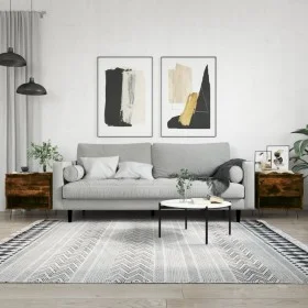 2 Stück Couchtische aus geräucherter Eichenholz-Technik 50x46x50 cm von vidaXL, Couchtisch - Ref: Foro24-830919, Preis: 61,07...