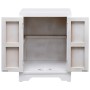Nachttisch aus weißem Paulownia-Holz, 38 x 28 x 52 cm von vidaXL, Nachttische - Ref: Foro24-284073, Preis: 118,36 €, Rabatt: %