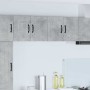 Armario de cocina mural 2 pcs Gris Concreto 60 x 31 x 40 cm