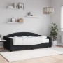 Sofá cama con colchón tela negro 90x190 cm de vidaXL, Camas y somieres - Ref: Foro24-3197524, Precio: 313,45 €