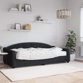 Schlafsofa mit schwarzer Stoffmatratze 100x200 cm von vidaXL, Betten und Lattenroste - Ref: Foro24-3197519, Preis: 343,88 €, ...