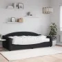 Sofá cama con colchón tela negro 100x200 cm de vidaXL, Camas y somieres - Ref: Foro24-3197519, Precio: 374,16 €, Descuento: %