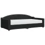 Sofa bed with black fabric mattress 100x200 cm by vidaXL, Beds and slatted bases - Ref: Foro24-3197519, Price: 374,33 €, Disc...