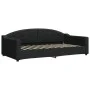 Sofa bed with black fabric mattress 100x200 cm by vidaXL, Beds and slatted bases - Ref: Foro24-3197519, Price: 374,33 €, Disc...