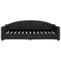 Sofa bed with black fabric mattress 100x200 cm by vidaXL, Beds and slatted bases - Ref: Foro24-3197519, Price: 374,33 €, Disc...