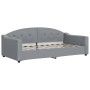 Schlafsofa mit hellgrauer Stoffmatratze 90x190 cm von vidaXL, Betten und Lattenroste - Ref: Foro24-3197522, Preis: 310,46 €, ...