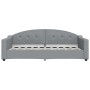 Schlafsofa mit hellgrauer Stoffmatratze 90x190 cm von vidaXL, Betten und Lattenroste - Ref: Foro24-3197522, Preis: 310,46 €, ...