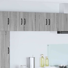 Armario de cocina mural con estante Gris Sonoma 60 x 31 x 40 cm