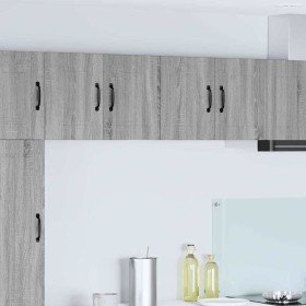 Armario de cocina mural 2 pcs Gris Sonoma 60 x 31 x 40 cm