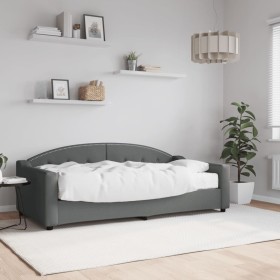 Schlafsofa mit dunkelgrauer Stoffmatratze 90x190 cm von vidaXL, Betten und Lattenroste - Ref: Foro24-3197523, Preis: 305,13 €...