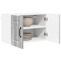 Armario de cocina mural 2 pcs Gris Sonoma 60 x 31 x 40 cm