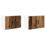 Armario de cocina mural 2 pcs Madera Vieja 60 x 31 x 40 cm