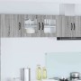 Armario de cocina mural con estante Gris Sonoma 80 x 31 x 40 cm
