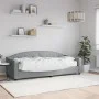 Sofá cama con colchón tela gris claro 80x200 cm de vidaXL, Camas y somieres - Ref: Foro24-3197507, Precio: 309,20 €, Descuent...