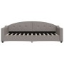 Sofá cama con colchón tela gris taupe 80x200 cm de vidaXL, Camas y somieres - Ref: Foro24-3197510, Precio: 314,58 €