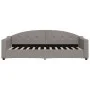 Sofa bed with taupe gray fabric mattress 80x200 cm by vidaXL, Beds and slatted bases - Ref: Foro24-3197510, Price: 309,53 €, ...