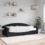 Sofá cama con colchón tela negro 90x200 cm de vidaXL, Camas y somieres - Ref: Foro24-3197514, Precio: 319,65 €, Descuento: %