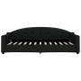 Sofá cama con colchón tela negro 90x200 cm de vidaXL, Camas y somieres - Ref: Foro24-3197514, Precio: 319,65 €, Descuento: %