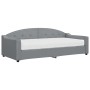 Sofa bed with light gray fabric mattress 90x200 cm by vidaXL, Beds and slatted bases - Ref: Foro24-3197512, Price: 319,65 €, ...