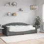 Sofá cama con colchón tela gris oscuro 90x200 cm de vidaXL, Camas y somieres - Ref: Foro24-3197513, Precio: 316,91 €, Descuen...