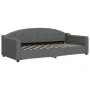 Sofa bed with dark gray fabric mattress 90x200 cm by vidaXL, Beds and slatted bases - Ref: Foro24-3197513, Price: 329,51 €, D...