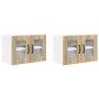 Armario de cocina mural 2 pcs Roble Sonoma 60 x 31 x 40 cm
