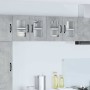 Armario de cocina mural 2 pcs Gris Concreto 60 x 31 x 40 cm