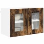 Armario de cocina mural 2 pcs Roble ahumado 60 x 31 x 40 cm