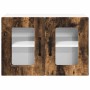 Armario de cocina mural 2 pcs Roble ahumado 60 x 31 x 40 cm