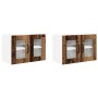 Armario de cocina mural 2 pcs Madera Vieja 60 x 31 x 40 cm